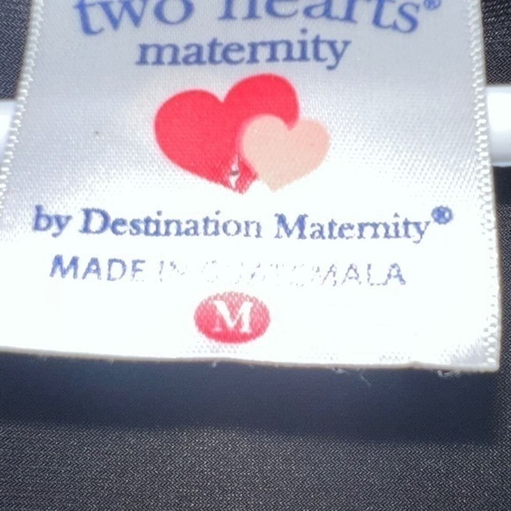 Two Hearts Maternity by Destination Maternity Black Cowl Neck Midi‎ Dress Size M - Picture 2 of 7